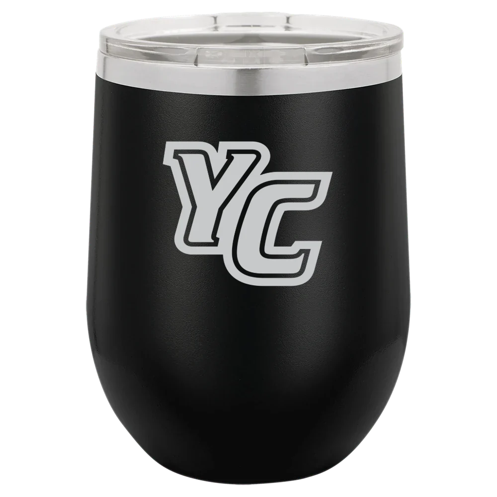 York College (Pennsylvania) Polar Camel 12 oz. Stemless Wine Tumbler