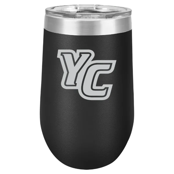 York College (Pennsylvania) Polar Camel 16 oz. Stemless Wine Tumbler