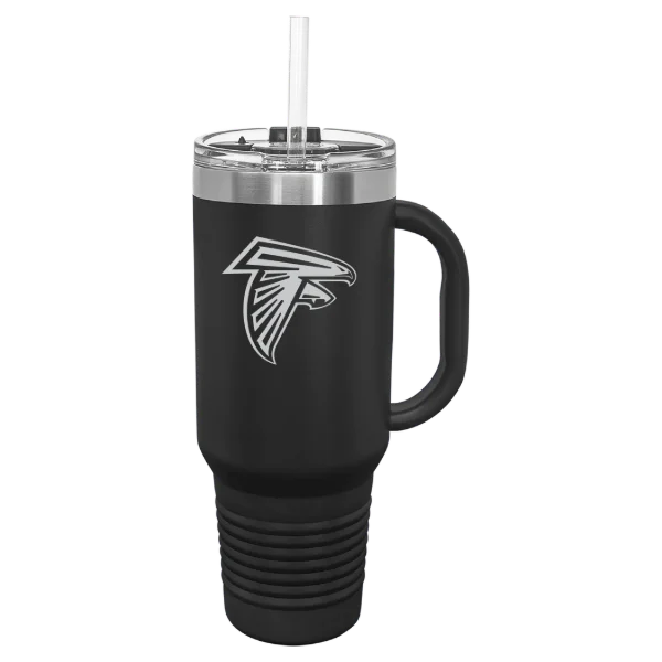 Atlanta Falcons Polar Camel 40 oz. Travel Mug with Snap Lid & Straw