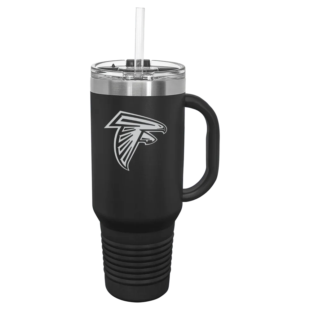 Atlanta Falcons Polar Camel 40 oz. Travel Mug with Snap Lid & Straw