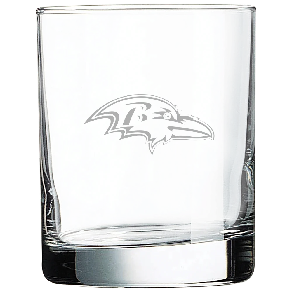 Baltimore Ravens Polar Camel 10 1/2 oz. On The Rocks Glass