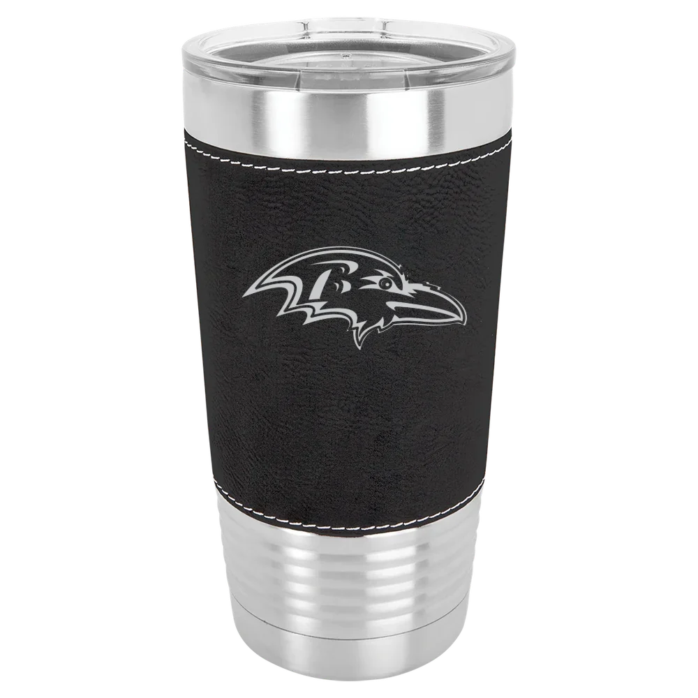 Baltimore Ravens Polar Camel 20 oz. Leatherette Grip Tumbler with Standard Lid