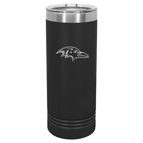 Baltimore Ravens Polar Camel 22 oz. Skinny Tumbler with Slider Lid