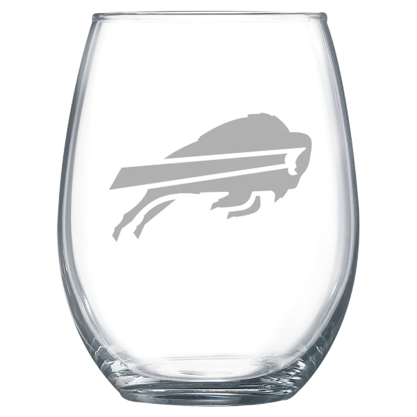 Buffalo Bills Polar Camel 15 oz. Stemless Wine Glass