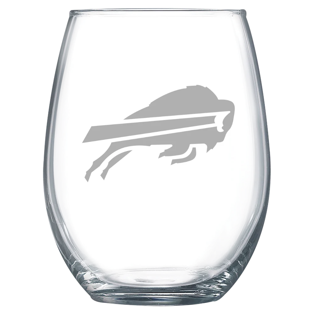 Buffalo Bills Polar Camel 15 oz. Stemless Wine Glass