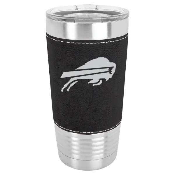 Buffalo Bills Polar Camel 20 oz. Leatherette Grip Tumbler with Standard Lid