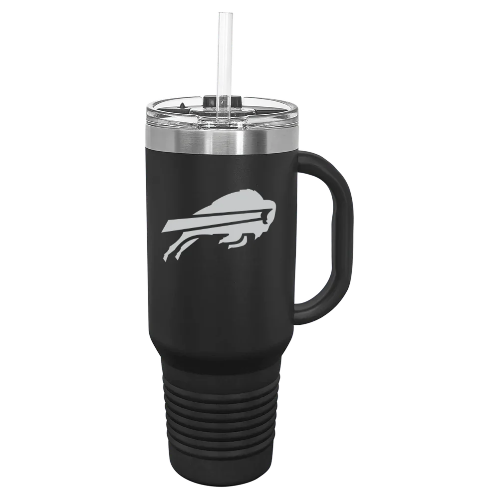 Buffalo Bills Polar Camel 40 oz. Travel Mug with Snap Lid & Straw