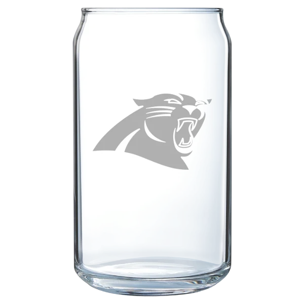Carolina Panthers Polar Camel 16 oz. Can Glass