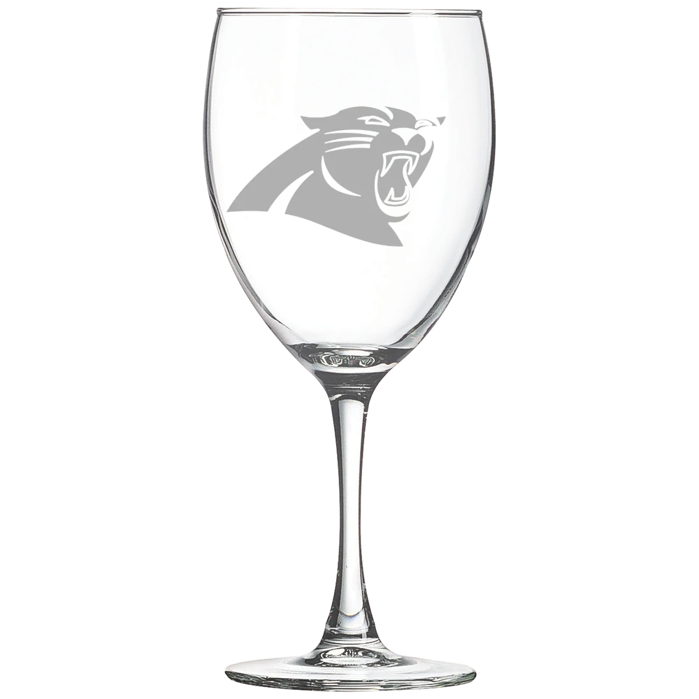 Carolina Panthers Polar Camel 10 1/2 oz. Wine Glass