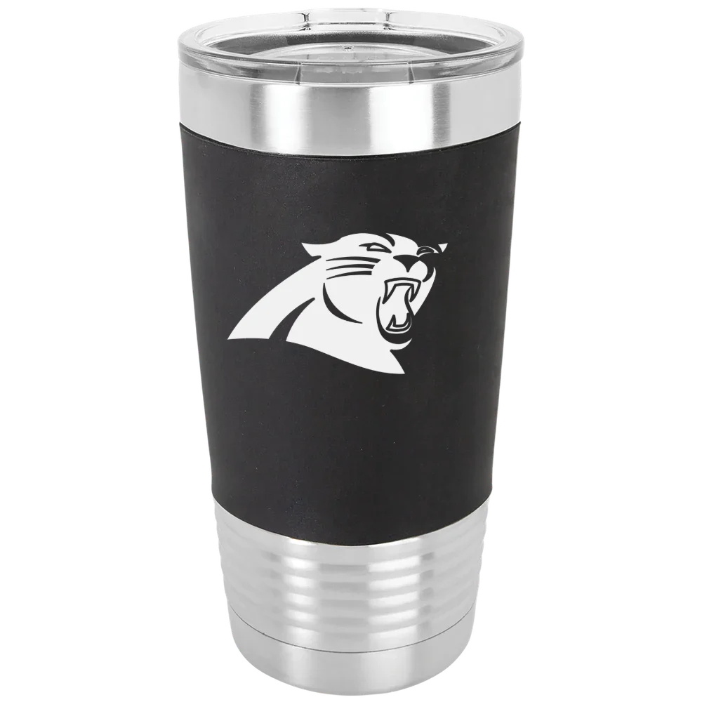 Carolina Panthers Polar Camel 20 oz. Silicone Grip Tumbler with Standard Lid