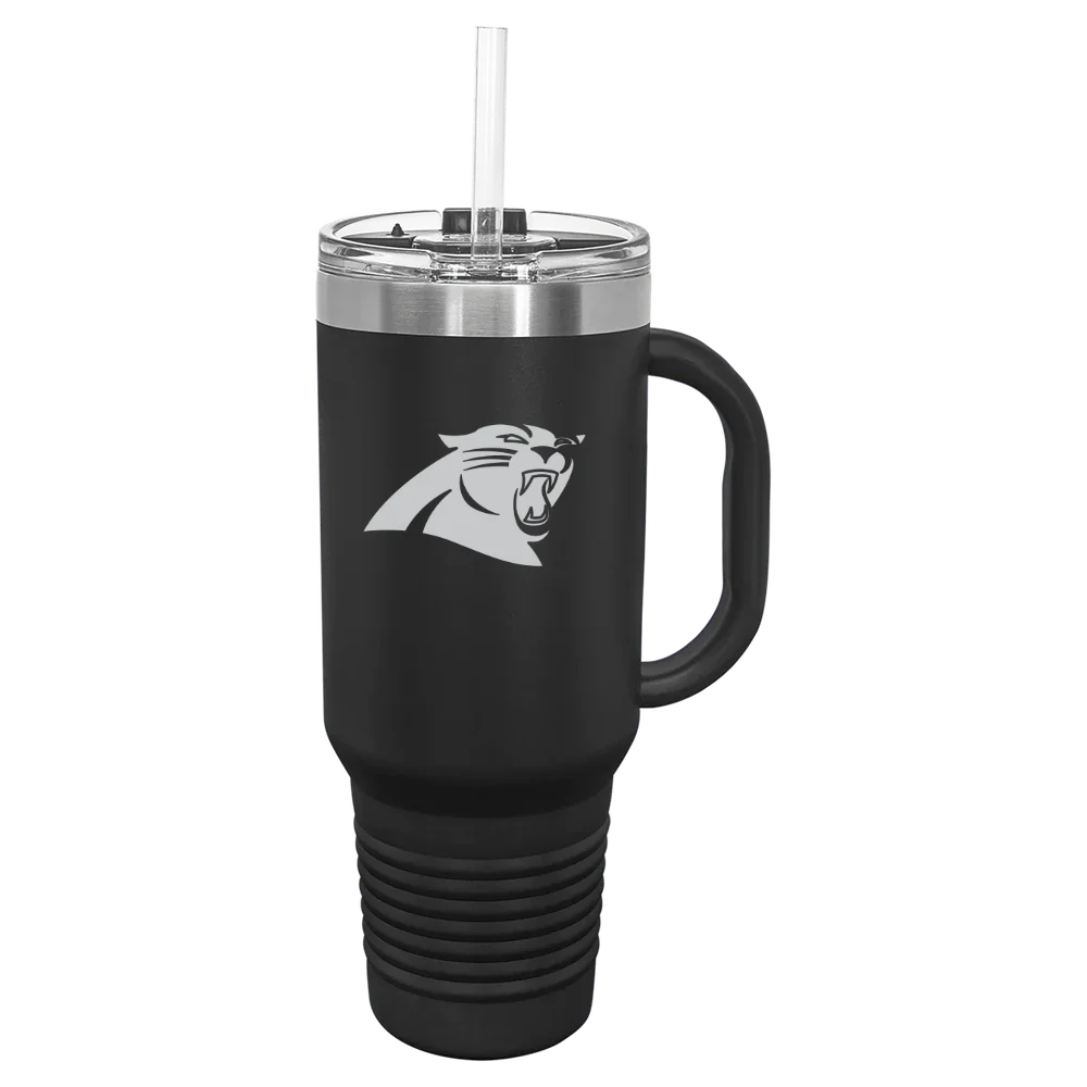 Carolina Panthers Polar Camel 40 oz. Travel Mug with Snap Lid & Straw