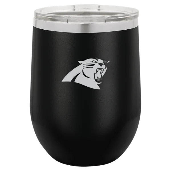 Carolina Panthers Polar Camel 12 oz. Stemless Wine Tumbler