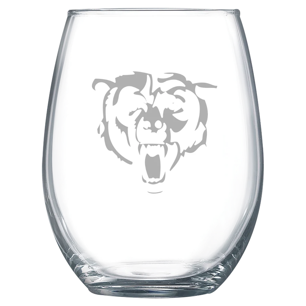 Chicago Bears Polar Camel 15 oz. Stemless Wine Glass
