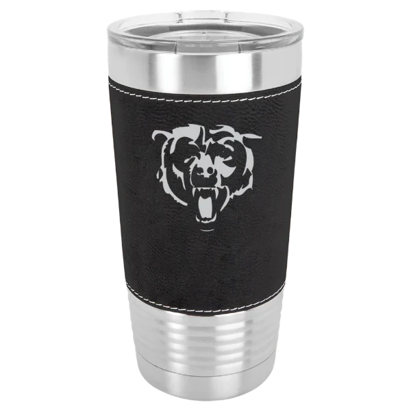 Chicago Bears Polar Camel 20 oz. Leatherette Grip Tumbler with Standard Lid