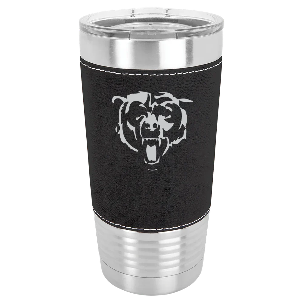 Chicago Bears Polar Camel 20 oz. Leatherette Grip Tumbler with Standard Lid