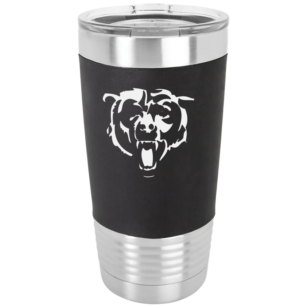 Chicago Bears Polar Camel 20 oz. Silicone Grip Tumbler with Standard Lid