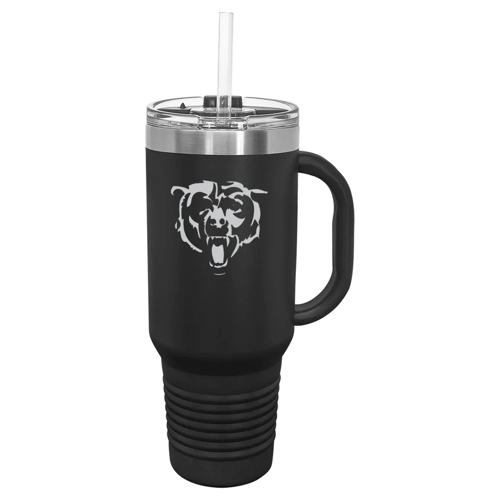 Chicago Bears Polar Camel 40 oz. Travel Mug with Snap Lid & Straw