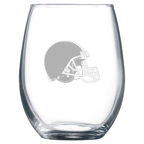 Cleveland Browns Polar Camel 9 oz. Stemless Wine Glass