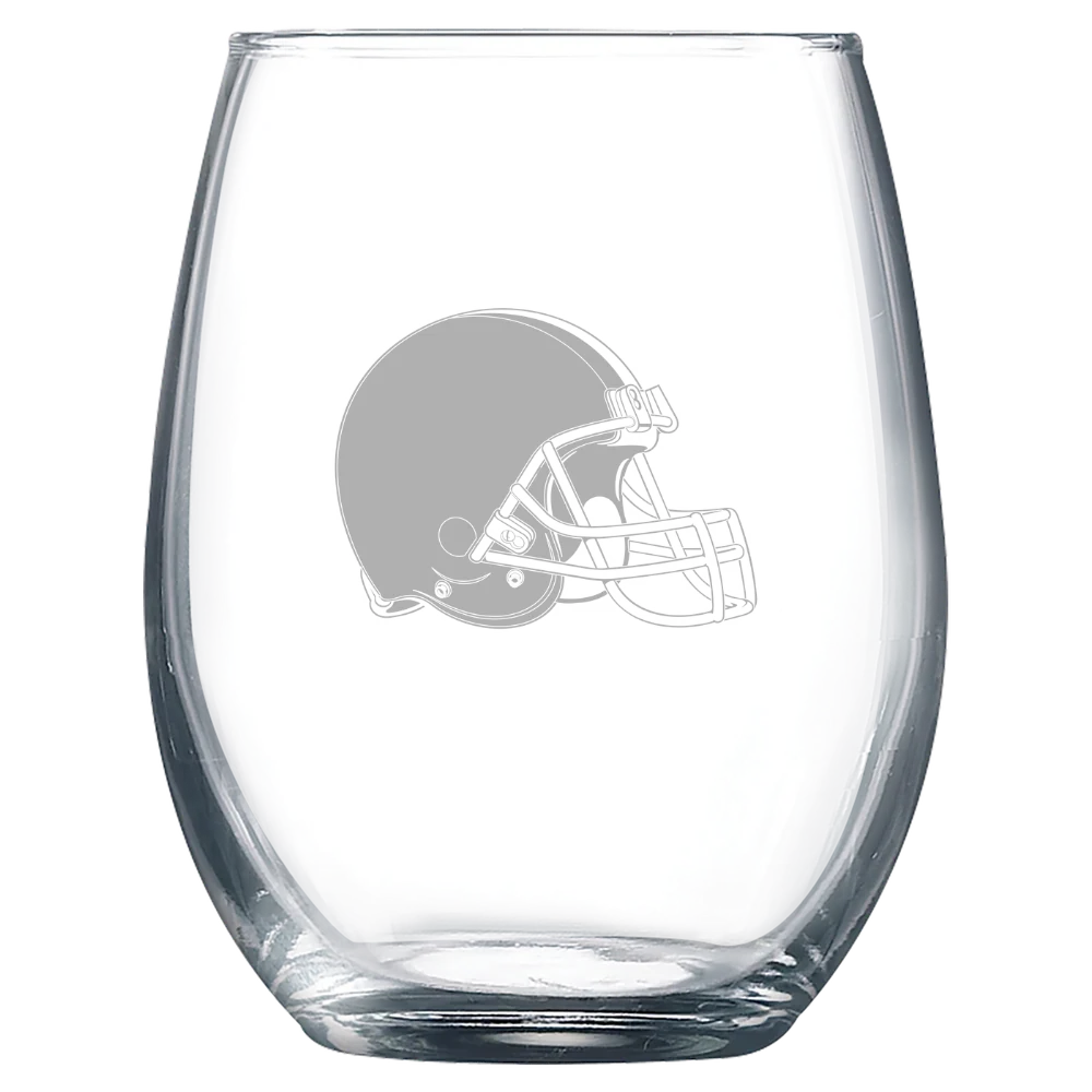 Cleveland Browns Polar Camel 9 oz. Stemless Wine Glass