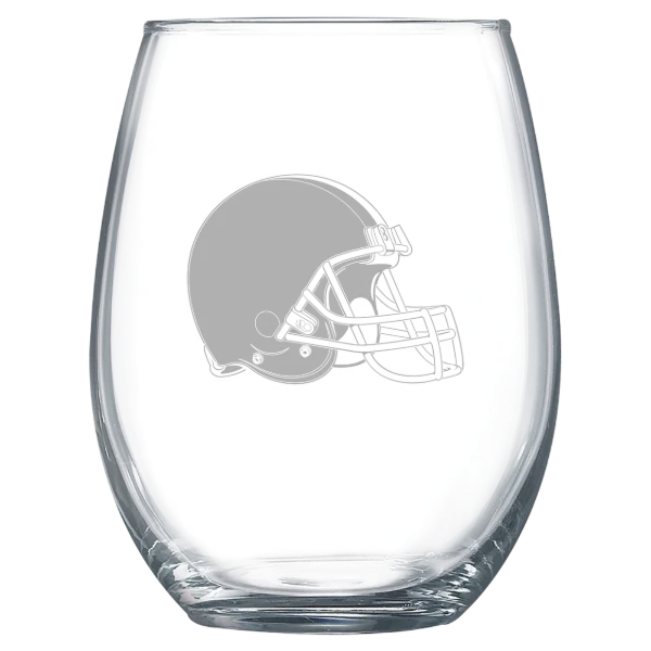 Cleveland Browns Polar Camel 15 oz. Stemless Wine Glass