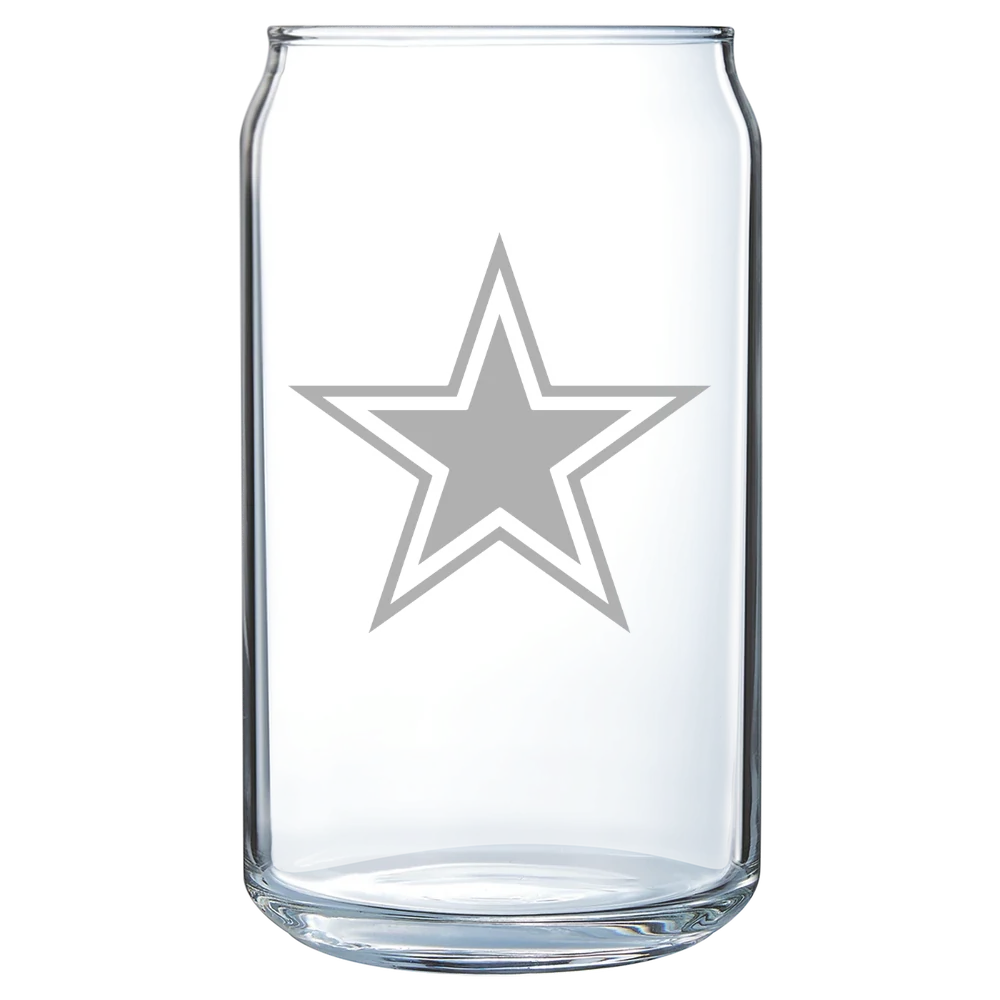 Dallas Cowboys Polar Camel 16 oz. Can Glass
