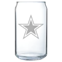 Dallas Cowboys Polar Camel 16 oz. Can Glass