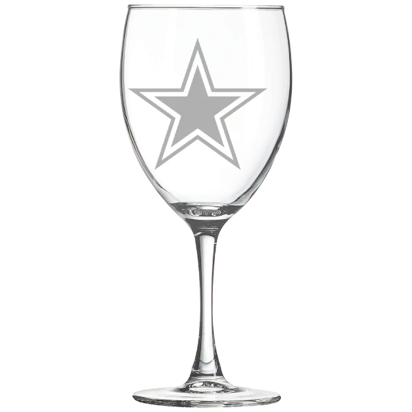 Dallas Cowboys Polar Camel 10 1/2 oz. Wine Glass