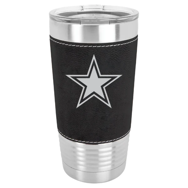 Dallas Cowboys Polar Camel 20 oz. Leatherette Grip Tumbler with Standard Lid