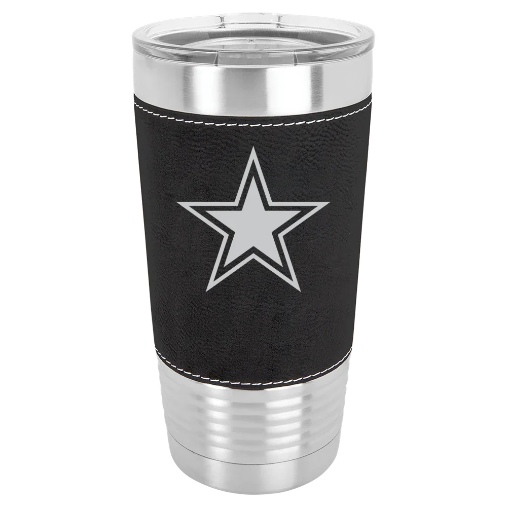 Dallas Cowboys Polar Camel 20 oz. Leatherette Grip Tumbler with Standard Lid
