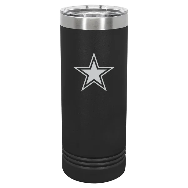 Dallas Cowboys Polar Camel 22 oz. Skinny Tumbler with Slider Lid