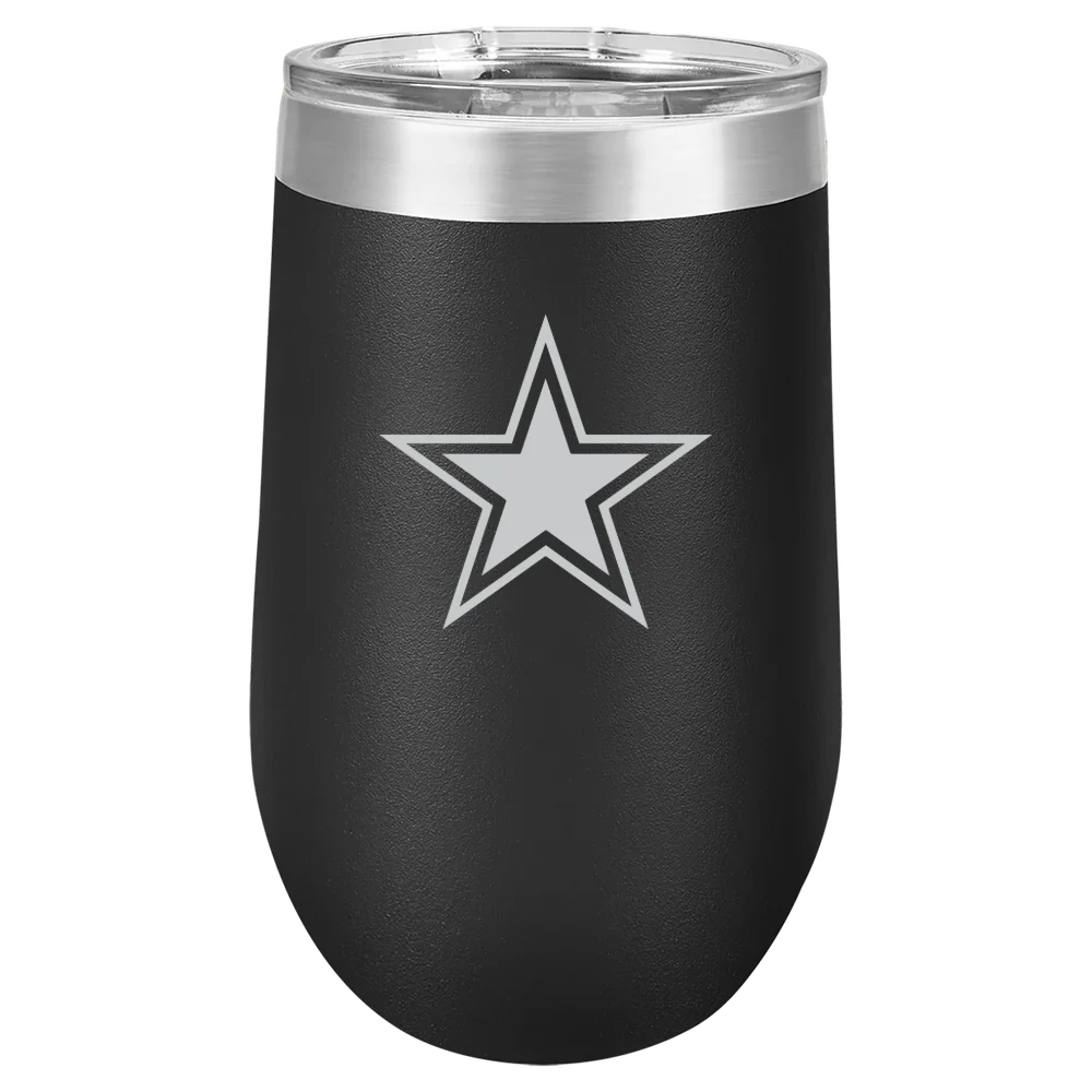 Dallas Cowboys Polar Camel 16 oz. Stemless Wine Tumbler