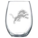 Detroit Lions Polar Camel 15 oz. Stemless Wine Glass