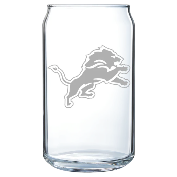Detroit Lions Polar Camel 16 oz. Can Glass