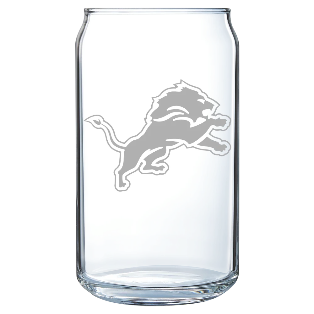 Detroit Lions Polar Camel 16 oz. Can Glass