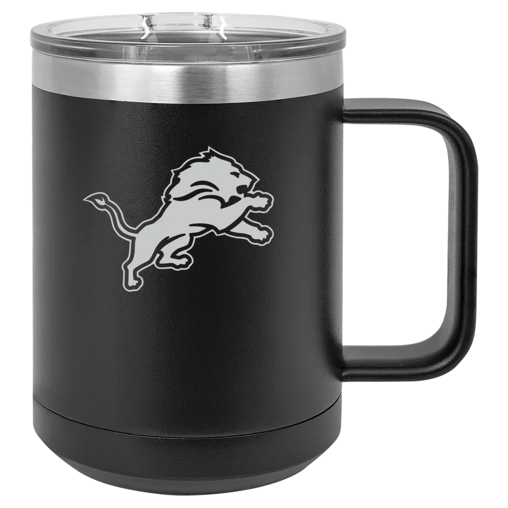 Detroit Lions Polar Camel 15 oz. Mug with Slider Lid