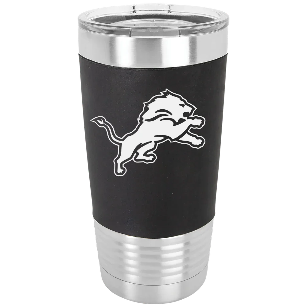 Detroit Lions Polar Camel 20 oz. Silicone Grip Tumbler with Standard Lid