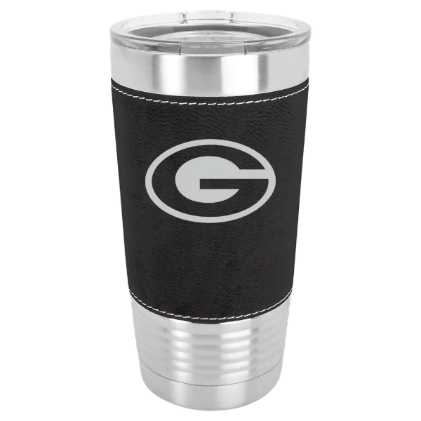 Green Bay Packers Polar Camel 20 oz. Leatherette Grip Tumbler with Standard Lid