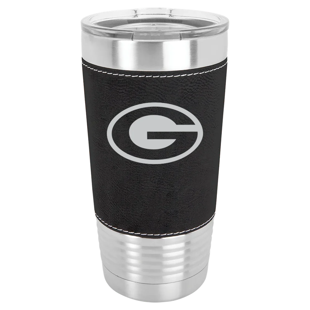 Green Bay Packers Polar Camel 20 oz. Leatherette Grip Tumbler with Standard Lid