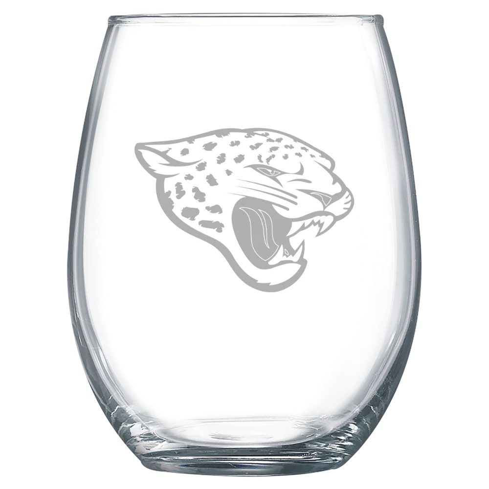 Jacksonville Jaguars Polar Camel 15 oz. Stemless Wine Glass