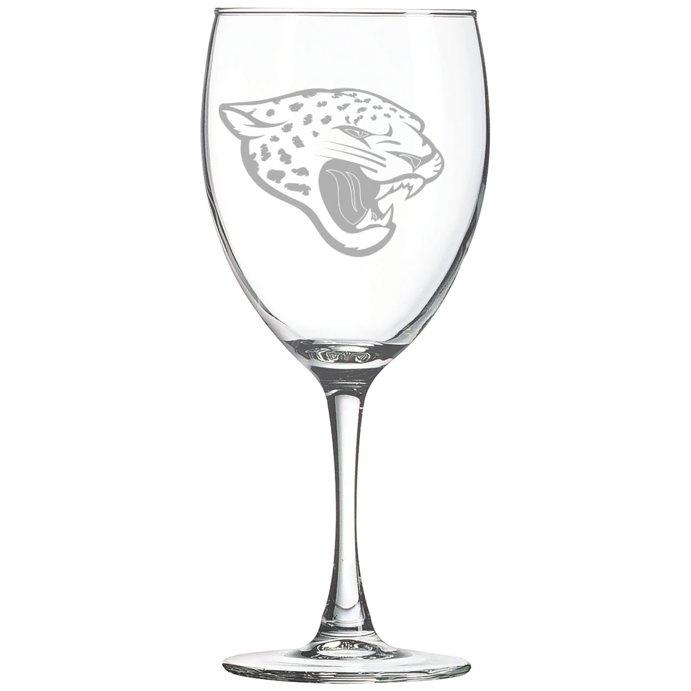 Jacksonville Jaguars Polar Camel 10 1/2 oz. Wine Glass