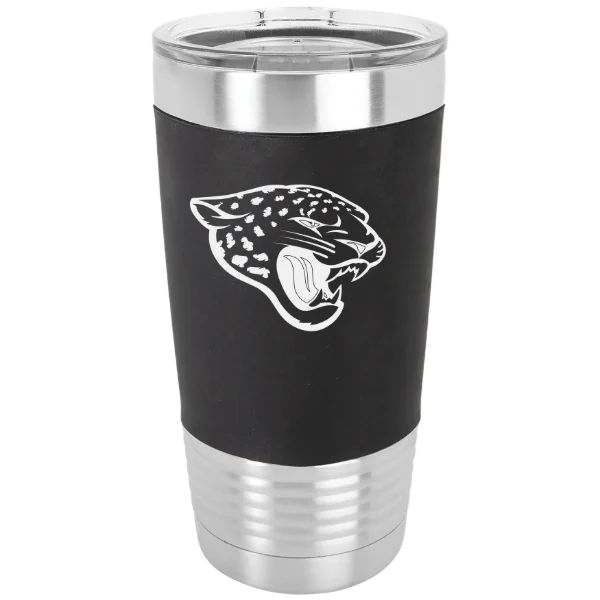 Jacksonville Jaguars Polar Camel 20 oz. Silicone Grip Tumbler with Standard Lid