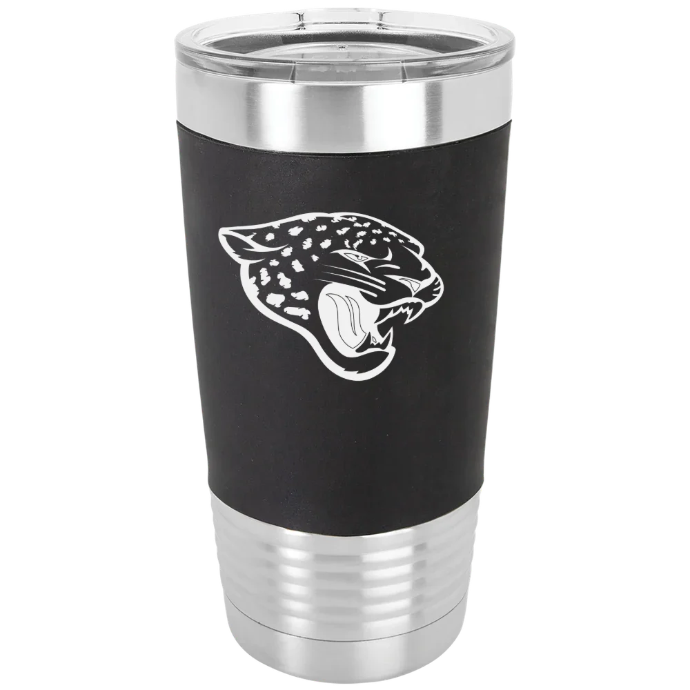 Jacksonville Jaguars Polar Camel 20 oz. Silicone Grip Tumbler with Standard Lid