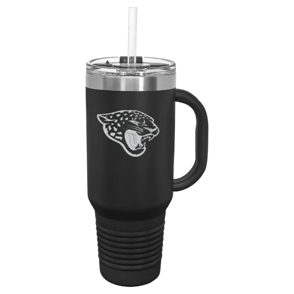 Jacksonville Jaguars Polar Camel 40 oz. Travel Mug with Snap Lid & Straw