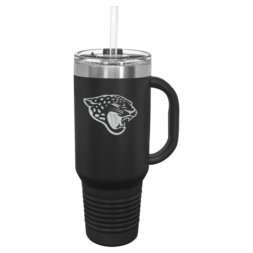 Jacksonville Jaguars Polar Camel 40 oz. Travel Mug with Snap Lid & Straw