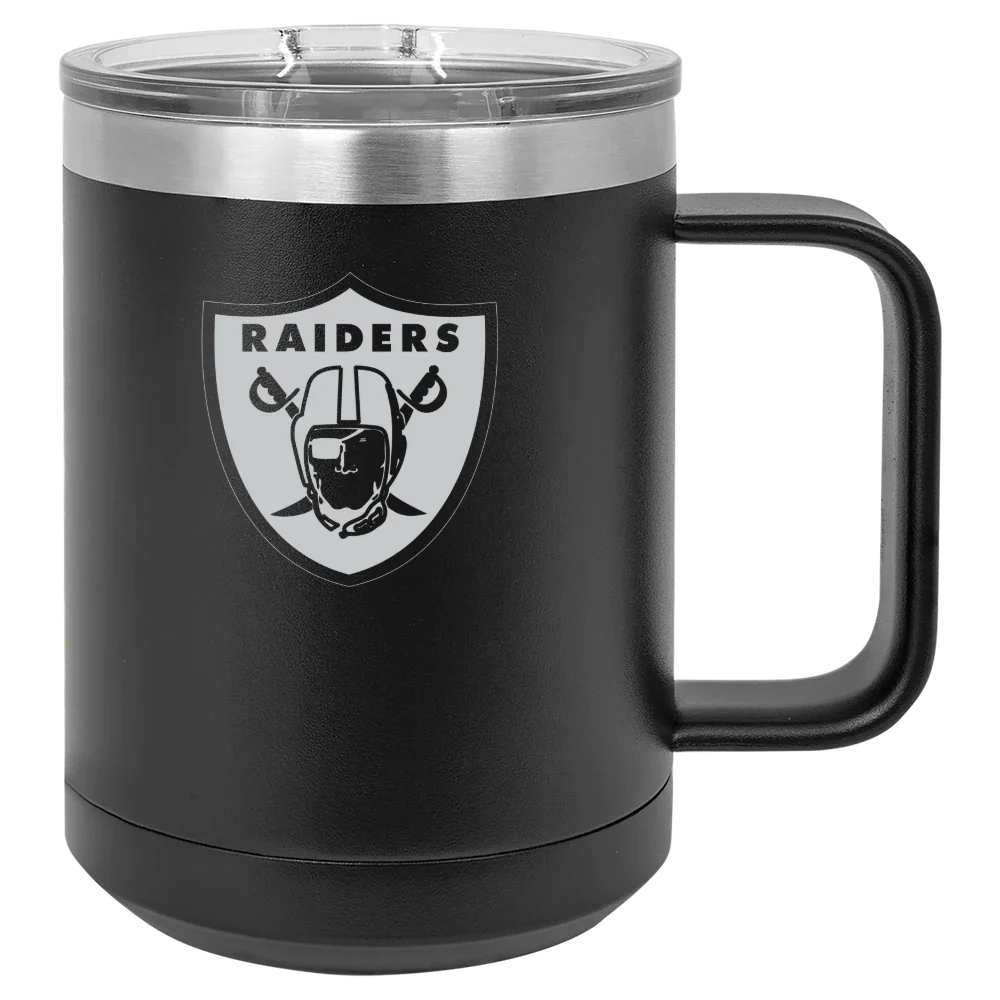 Las Vegas Raiders Polar Camel 15 oz. Mug with Slider Lid
