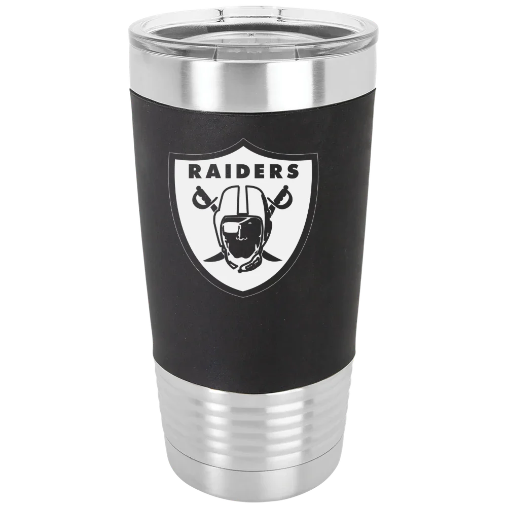 Las Vegas Raiders Polar Camel 20 oz. Silicone Grip Tumbler with Standard Lid