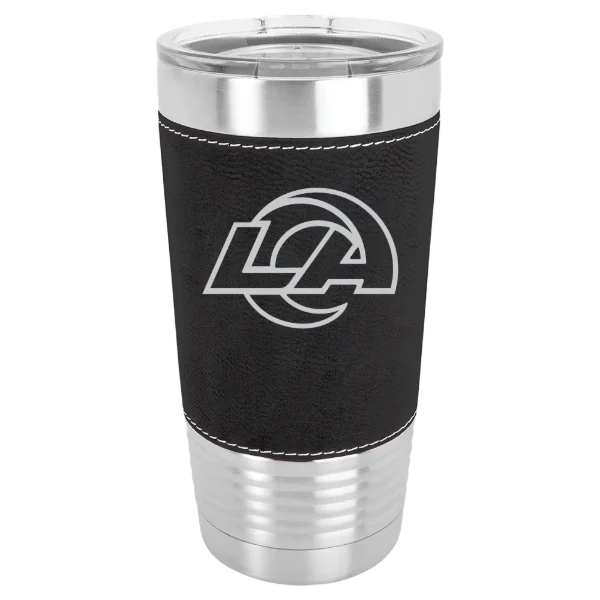 Los Angeles Rams Polar Camel 20 oz. Leatherette Grip Tumbler with Standard Lid