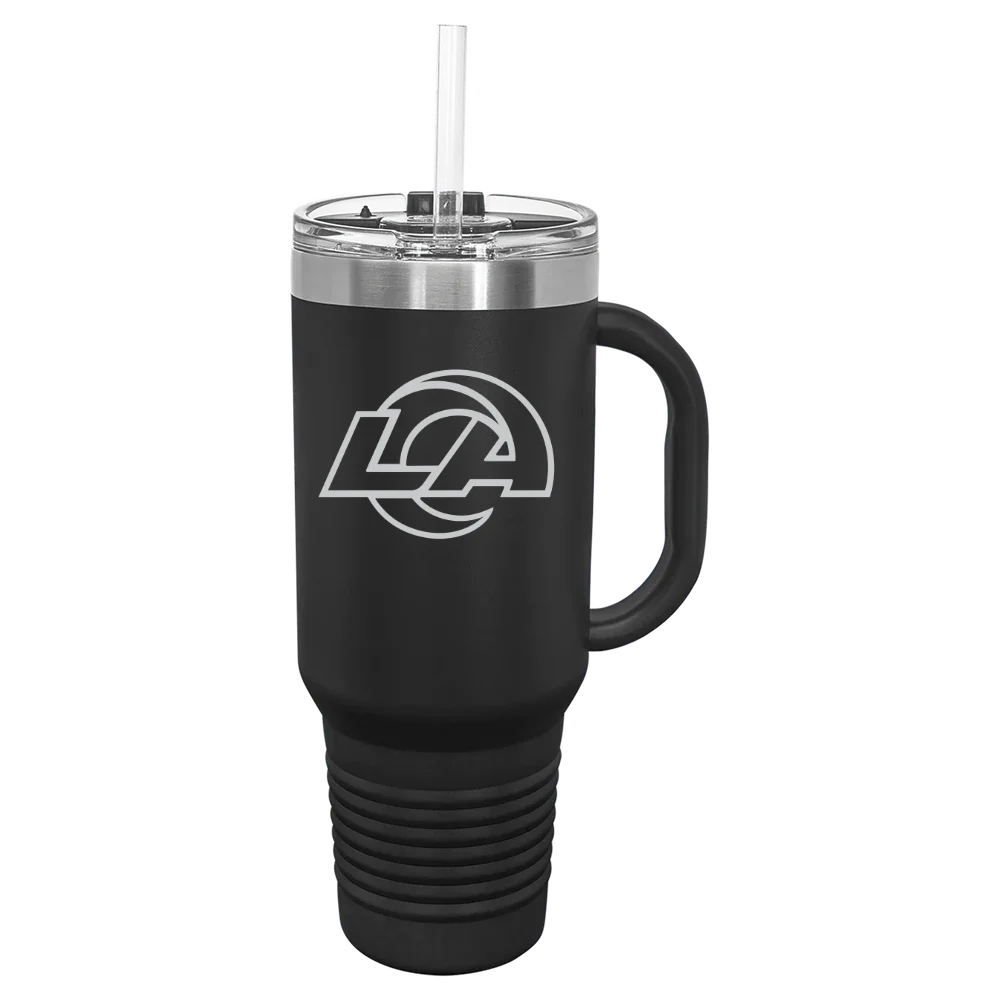 Los Angeles Rams Polar Camel 40 oz. Travel Mug with Snap Lid & Straw