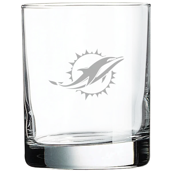 Miami Dolphins Polar Camel 10 1/2 oz. On The Rocks Glass