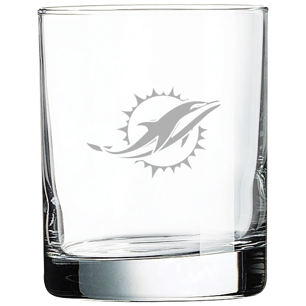 Miami Dolphins Polar Camel 10 1/2 oz. On The Rocks Glass